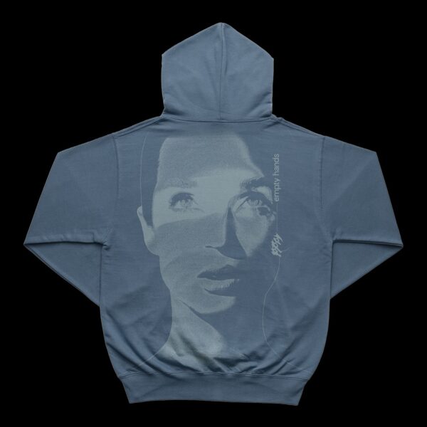 Poppy Empty Hands Blue Pullover Hoodie